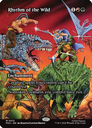 Rhythm of the Wild (Borderless)  [Foil]  (PZA-012) - [Teenage Mutant Ninja Turtles Eternal-Legal] - Trinity Hobby