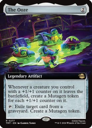 The Ooze (Extended Art)  [Foil]  (TMT-277) - [Teenage Mutant Ninja Turtles] - Trinity Hobby