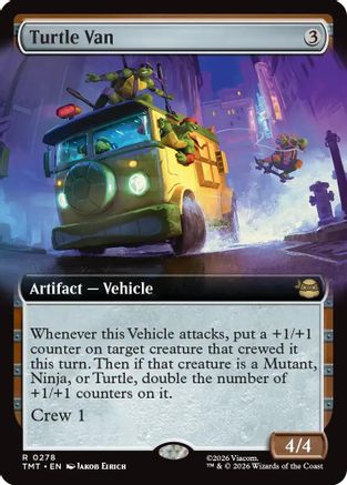 Turtle Van (Extended Art)  (TMT-278) - [Teenage Mutant Ninja Turtles] - Trinity Hobby