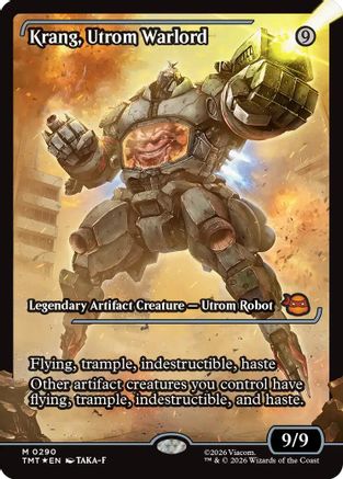 Krang, Utrom Warlord (Showcase)  [Foil]  (TMT-290) - [Teenage Mutant Ninja Turtles] - Trinity Hobby