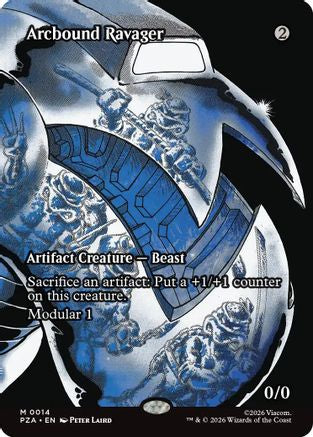Arcbound Ravager (Borderless)  [Foil]  (PZA-136) - [Teenage Mutant Ninja Turtles Eternal-Legal] - Trinity Hobby
