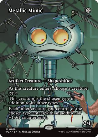 Metallic Mimic (Borderless)  [Foil]  (PZA-016) - [Teenage Mutant Ninja Turtles Eternal-Legal] - Trinity Hobby