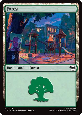 Forest (0319)  [Foil]  (TMT-319) - [Teenage Mutant Ninja Turtles] - Trinity Hobby