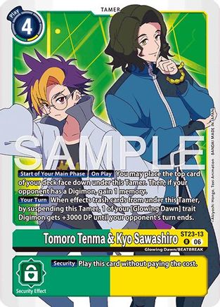Tomoro Tenma & Kyo Sawashiro (ST23-13) - [Starter Deck 23: Beatbreak] Foil