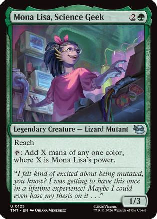 Mona Lisa, Science Geek  (TMT-123) - [Teenage Mutant Ninja Turtles] - Trinity Hobby