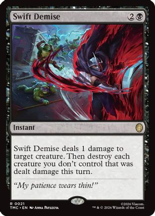 Swift Demise  (TMC-021) - [Commander: Teenage Mutant Ninja Turtles] - Trinity Hobby