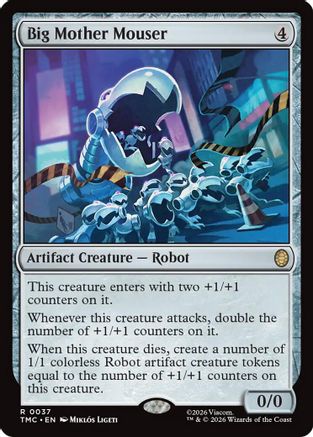 Big Mother Mouser  [Foil]  (TMC-037) - [Commander: Teenage Mutant Ninja Turtles] - Trinity Hobby