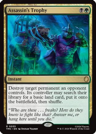 Assassin's Trophy  [Foil]  (TMC-055) - [Commander: Teenage Mutant Ninja Turtles] - Trinity Hobby