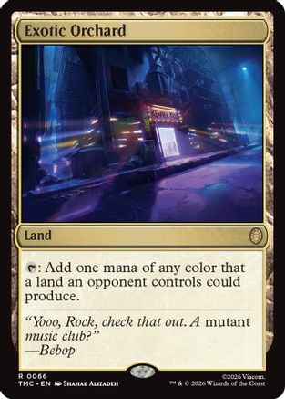 Exotic Orchard  (TMC-066) - [Commander: Teenage Mutant Ninja Turtles] - Trinity Hobby