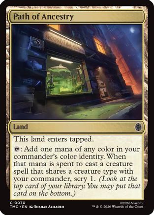 Path of Ancestry  [Foil]  (TMC-070) - [Commander: Teenage Mutant Ninja Turtles] - Trinity Hobby