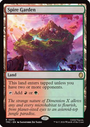 Spire Garden  [Foil]  (TMC-075) - [Commander: Teenage Mutant Ninja Turtles] - Trinity Hobby