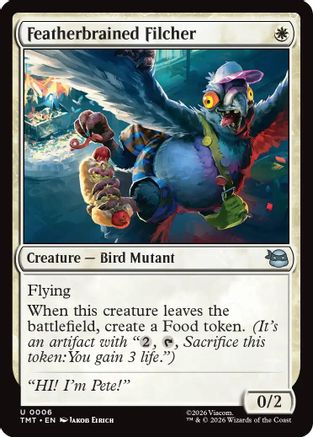 Featherbrained Filcher  [Foil]  (TMT-006) - [Teenage Mutant Ninja Turtles] - Trinity Hobby