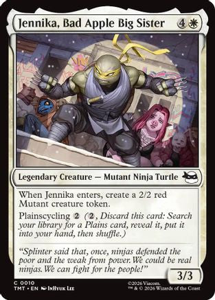 Jennika, Bad Apple Big Sister  [Foil]  (TMT-010) - [Teenage Mutant Ninja Turtles] - Trinity Hobby