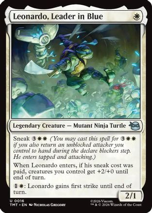 Leonardo, Leader in Blue  (TMT-016) - [Teenage Mutant Ninja Turtles] - Trinity Hobby