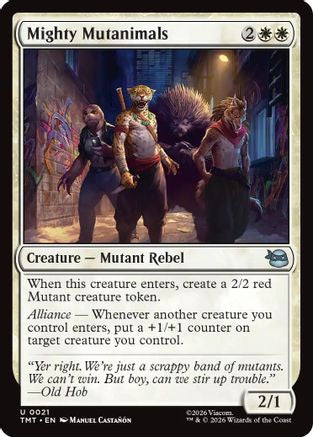 Mighty Mutanimals  [Foil]  (TMT-021) - [Teenage Mutant Ninja Turtles] - Trinity Hobby