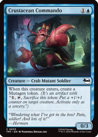 Crustacean Commando  [Foil]  (TMT-033) - [Teenage Mutant Ninja Turtles] - Trinity Hobby