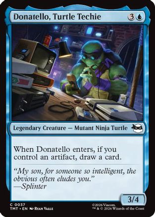 Donatello, Turtle Techie  [Foil]  (TMT-037) - [Teenage Mutant Ninja Turtles] - Trinity Hobby