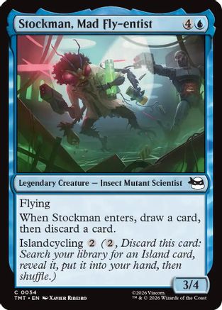 Stockman, Mad Fly-entist  [Foil]  (TMT-054) - [Teenage Mutant Ninja Turtles] - Trinity Hobby