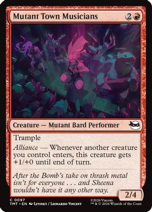 Mutant Town Musicians  [Foil]  (TMT-097) - [Teenage Mutant Ninja Turtles] - Trinity Hobby
