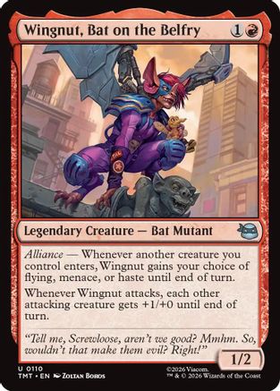 Wingnut, Bat on the Belfry  (TMT-110) - [Teenage Mutant Ninja Turtles] - Trinity Hobby