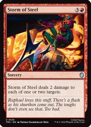Storm of Steel  (TMC-120) - [Commander: Teenage Mutant Ninja Turtles] - Trinity Hobby