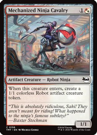 Mechanized Ninja Cavalry  [Foil]  (TMT-156) - [Teenage Mutant Ninja Turtles] - Trinity Hobby