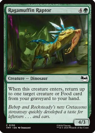 Ragamuffin Raptor  [Foil]  (TMT-130) - [Teenage Mutant Ninja Turtles] - Trinity Hobby