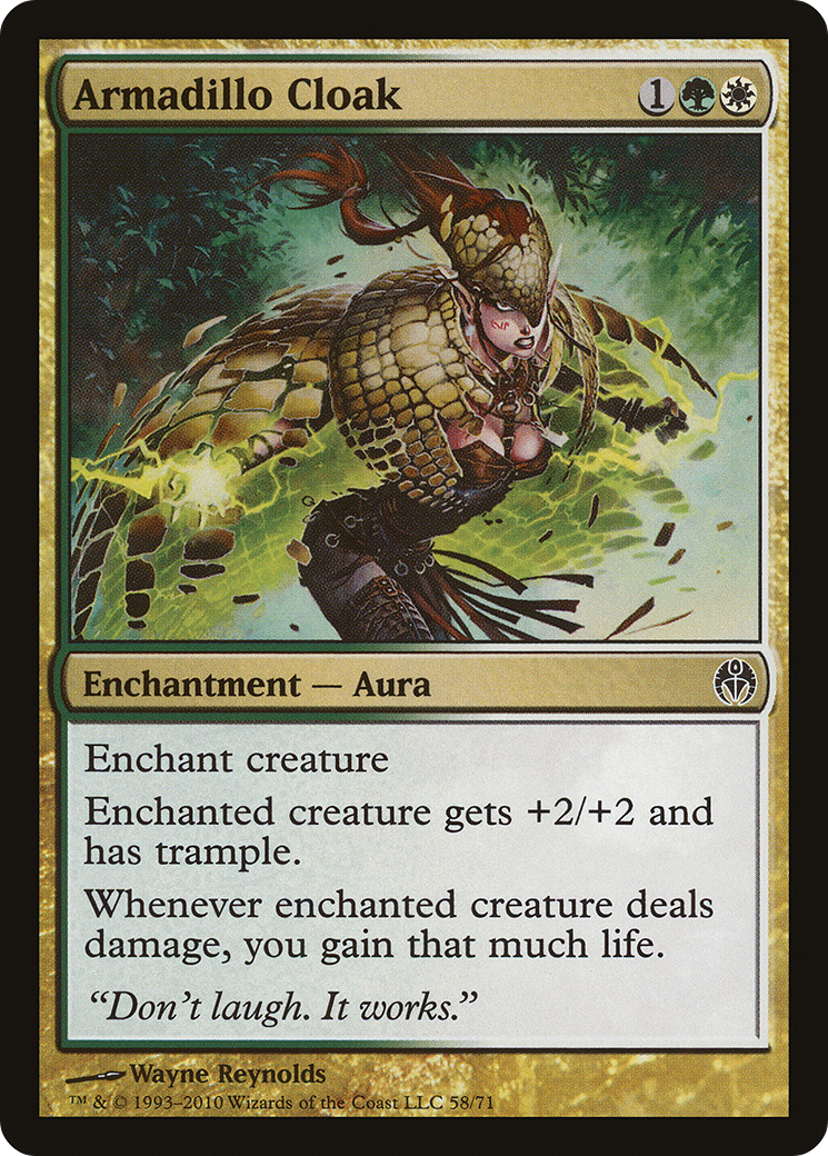 Armadillo Cloak [Duel Decks: Phyrexia vs. the Coalition] - Trinity Hobby