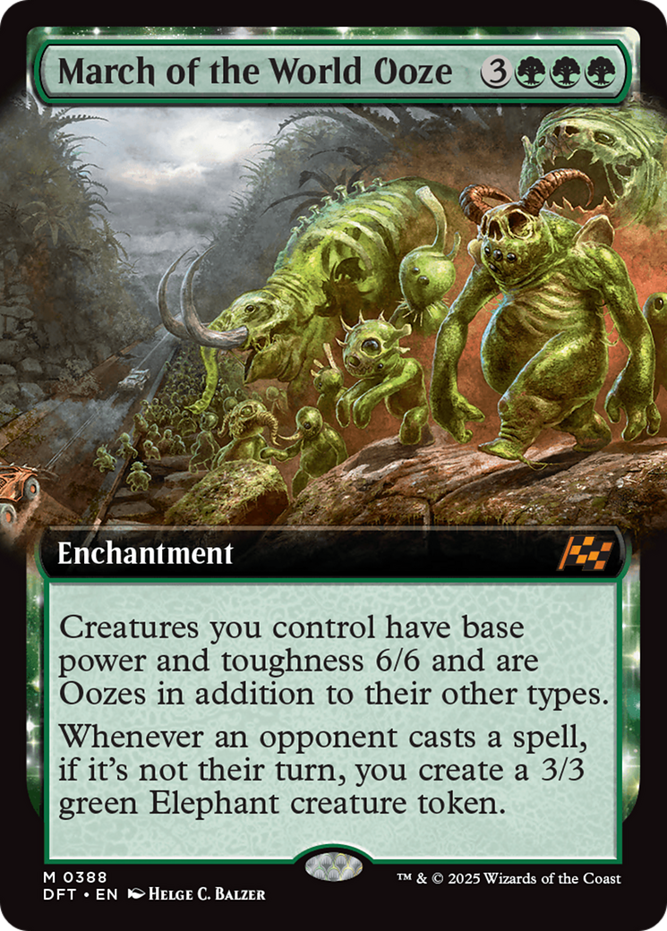 March of the World Ooze (Extended Art) [Aetherdrift] - Trinity Hobby