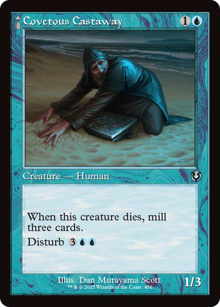 Covetous Castaway // Ghostly Castigator (Retro Frame) [Innistrad Remastered] - Trinity Hobby