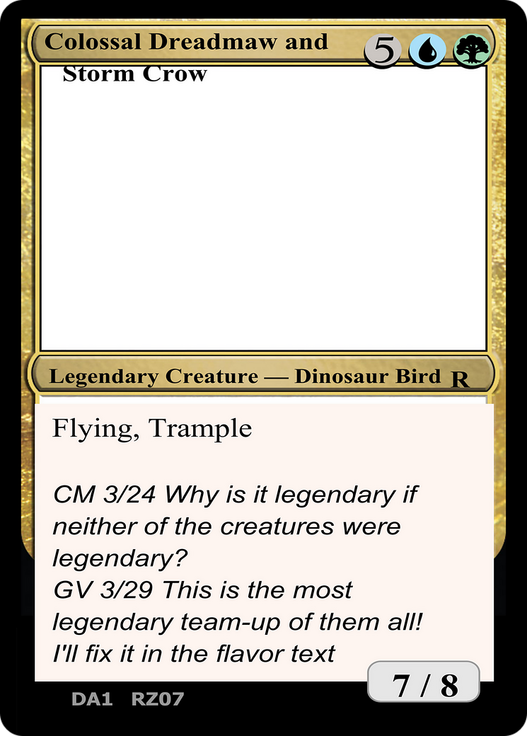 Colossal Dreadmaw et Storm Crow [Événement inconnu] 