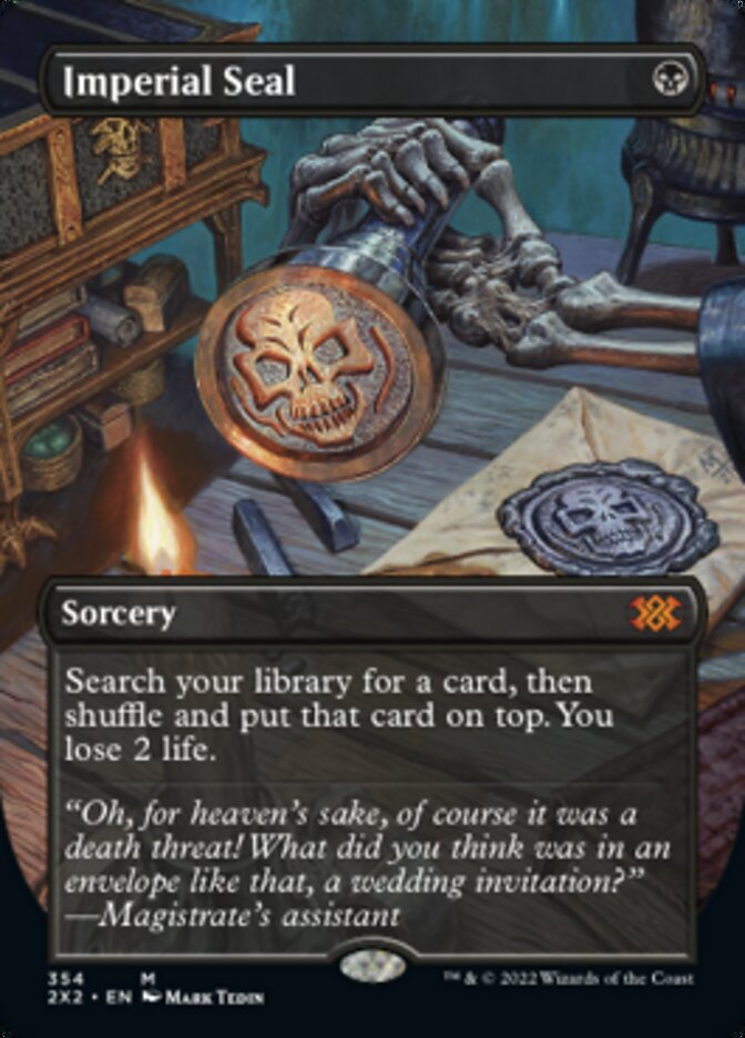 Imperial Seal (Borderless Alternate Art) [Double Masters 2022] - Trinity Hobby