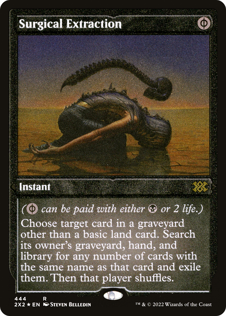 Surgical Extraction (Foil Etched)  [Foil]  (2X2-444) - [Double Masters 2022] - Trinity Hobby