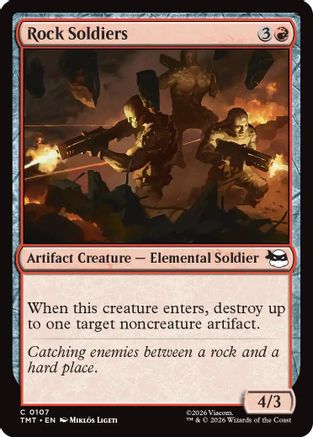 Rock Soldiers  [Foil]  (TMT-107) - [Teenage Mutant Ninja Turtles] - Trinity Hobby