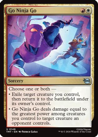 Go Ninja Go  [Foil]  (TMT-149) - [Teenage Mutant Ninja Turtles] - Trinity Hobby
