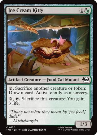 Ice Cream Kitty  [Foil]  (TMT-150) - [Teenage Mutant Ninja Turtles] - Trinity Hobby