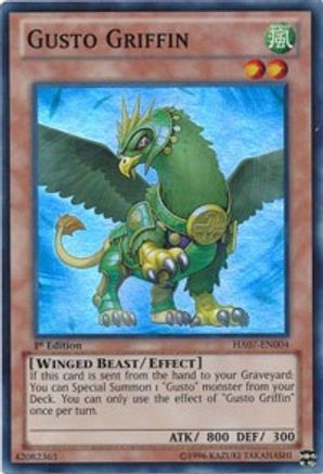 Gusto Griffin [HA07-EN004] Super Rare - Trinity Hobby