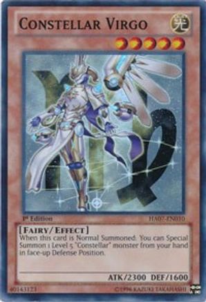 Constellar Virgo [HA07-EN010] Super Rare - Trinity Hobby