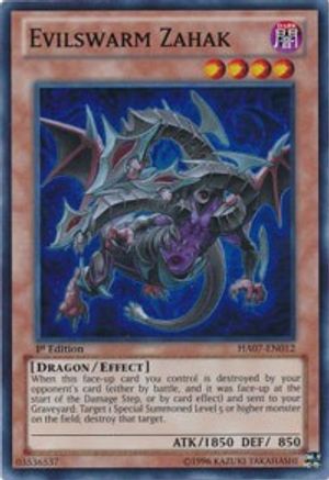 Evilswarm Zahak [HA07-EN012] Super Rare - Trinity Hobby