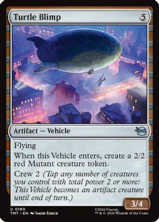 Turtle Blimp  [Foil]  (TMT-180) - [Teenage Mutant Ninja Turtles] - Trinity Hobby