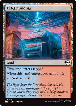 TCRI Building  [Foil]  (TMT-189) - [Teenage Mutant Ninja Turtles] - Trinity Hobby