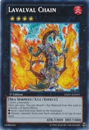 Lavalval Chain [HA07-EN019] Secret Rare - Trinity Hobby