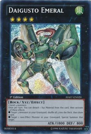 Daigusto Emeral [HA07-EN020] Secret Rare - Trinity Hobby