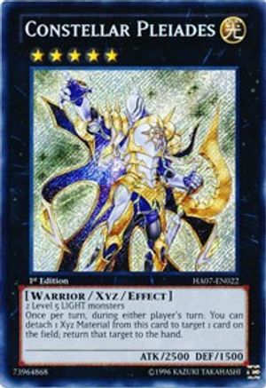 Constellar Pleiades [HA07-EN022] Secret Rare - Trinity Hobby