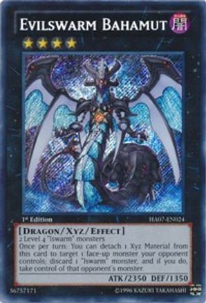 Evilswarm Bahamut [HA07-EN024] Secret Rare - Trinity Hobby