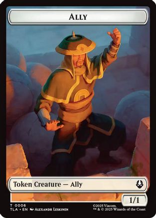 Ally (0006) // Bear Double-Sided Tokens  (TLA-6 // 12) - [Avatar: The Last Airbender] - Trinity Hobby