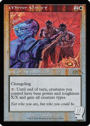 Mirror Entity  [Foil]  (SLD-2514) - [Secret Lair Drop Series] - Trinity Hobby