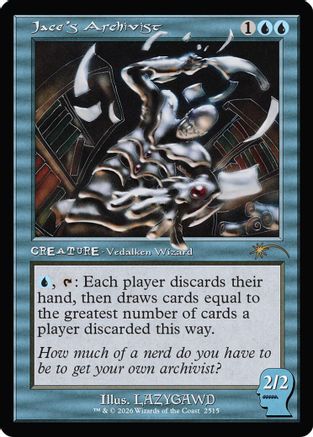 Jace's Archivist  [Foil]  (SLD-2515) - [Secret Lair Drop Series] - Trinity Hobby