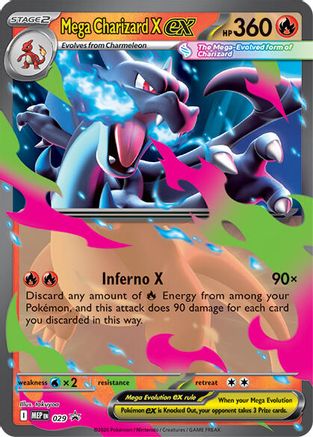 Mega Charizard X ex - (029) Holofoil [ME Mega Evolution Promo] - Trinity Hobby