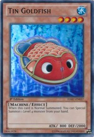 Tin Goldfish [HA07-EN037] Super Rare - Trinity Hobby